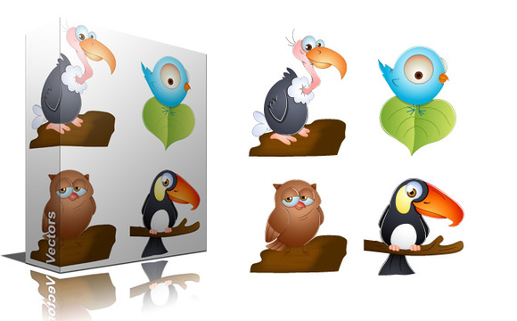 Birds Vectors Birds Vectors