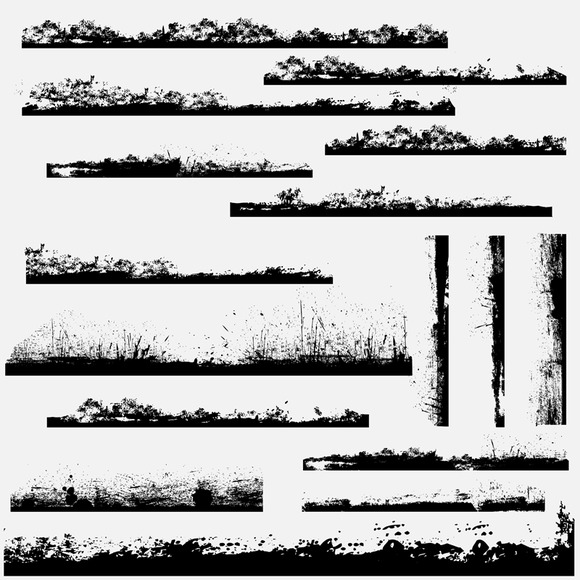 Grunge Border Vector Brushes Grunge Border Vector Brushes