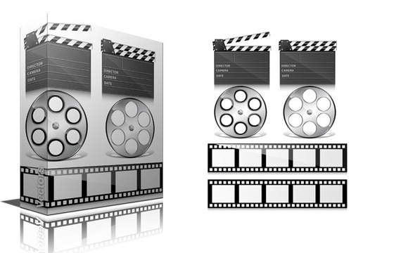 Media Elements Icons Vectors Media Elements Icons Vectors