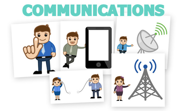 60 Communication Vector Cartoons 60 Communication Vector Cartoons
