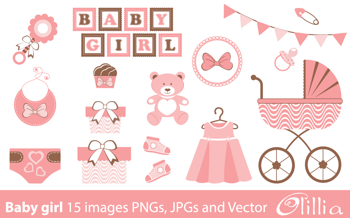 baby girl vector clip art free - photo #39
