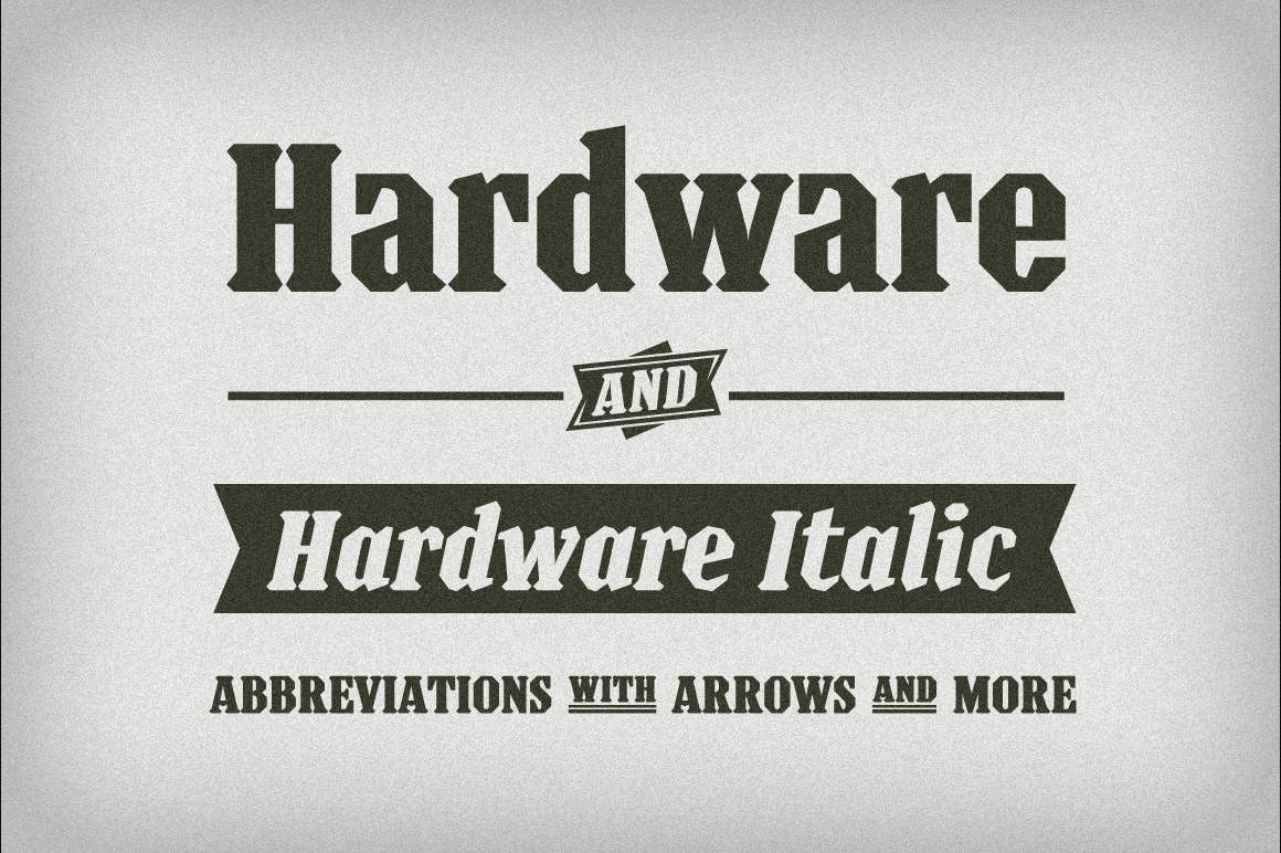 Hardware Display Fonts on Creative Market