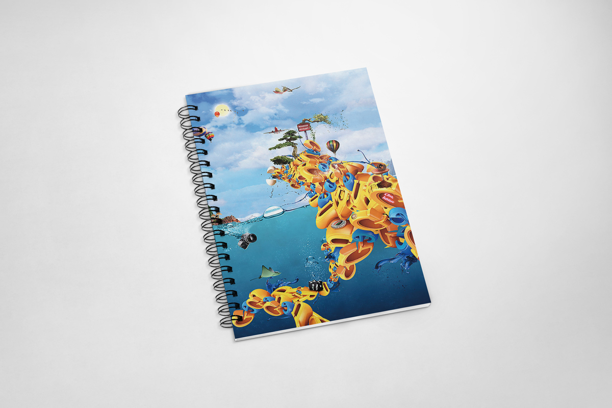 Download A5 Notebook Mock-Up ~ Product Mockups on Creative Market