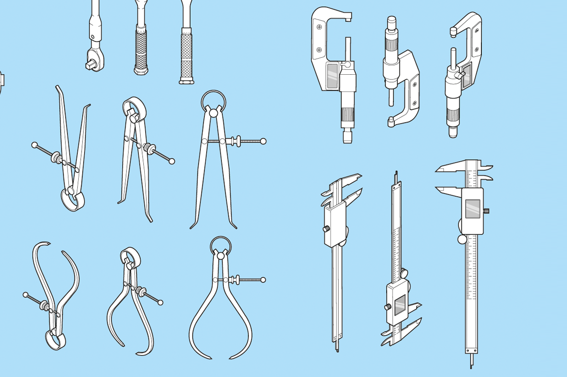 Measuring and Marking ~ Illustrations on Creative Market