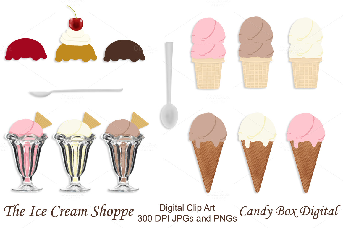 vintage ice cream clipart - photo #8
