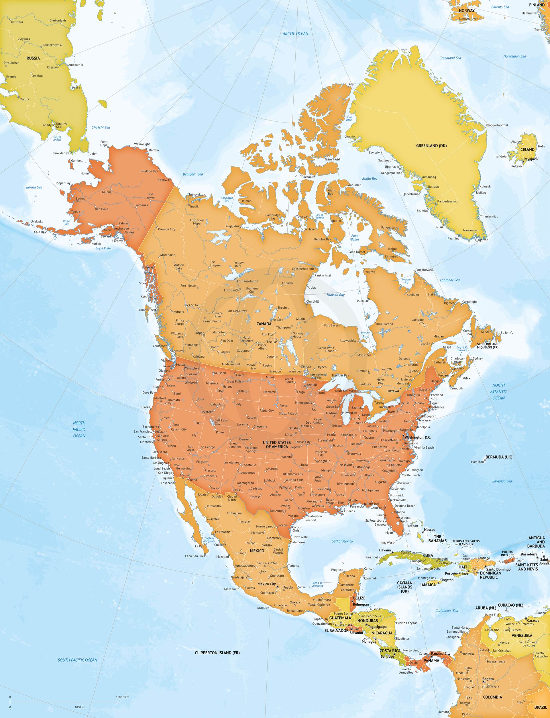 printable-north-america-map