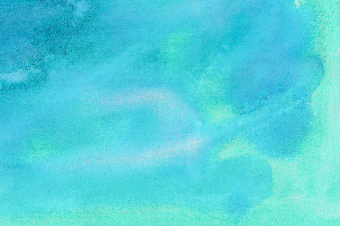 True Watercolor. Turquoise. Textures on Creative Market