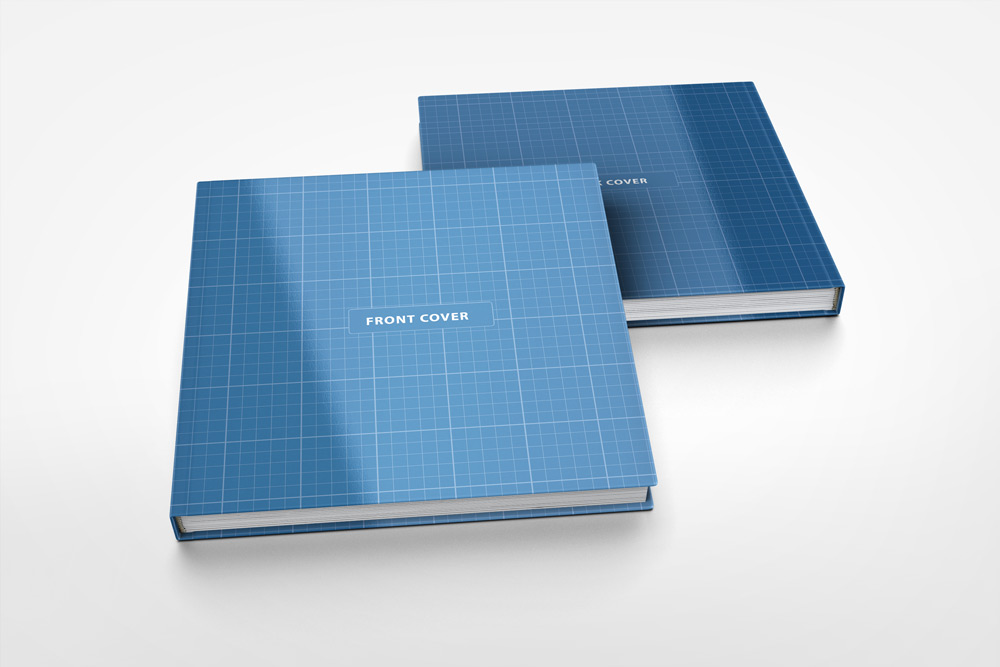 Download Square Photobook Mock-up ~ Product Mockups on Creative Market