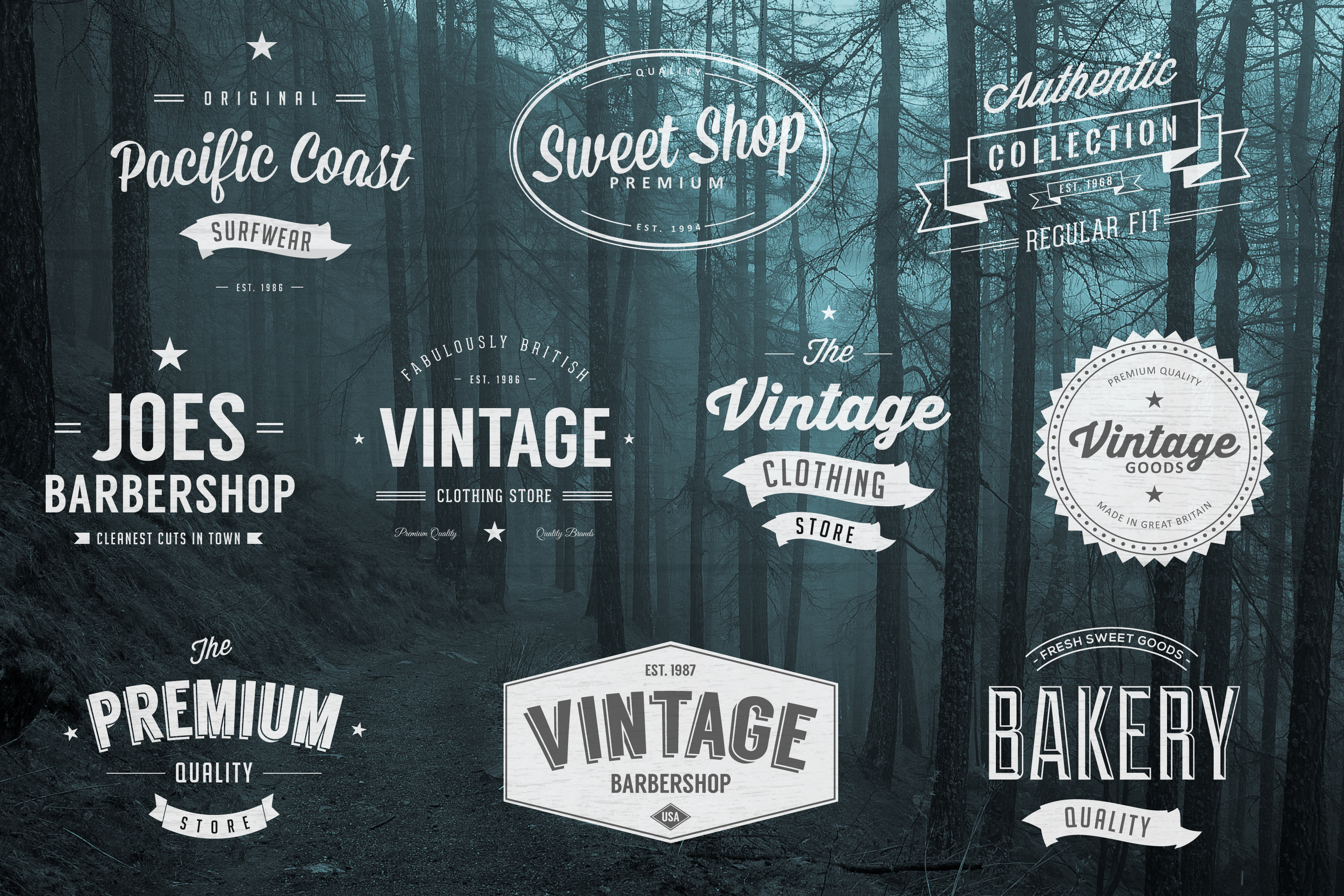 Vintage Logos Vol. 3 ~ Logo Templates on Creative Market