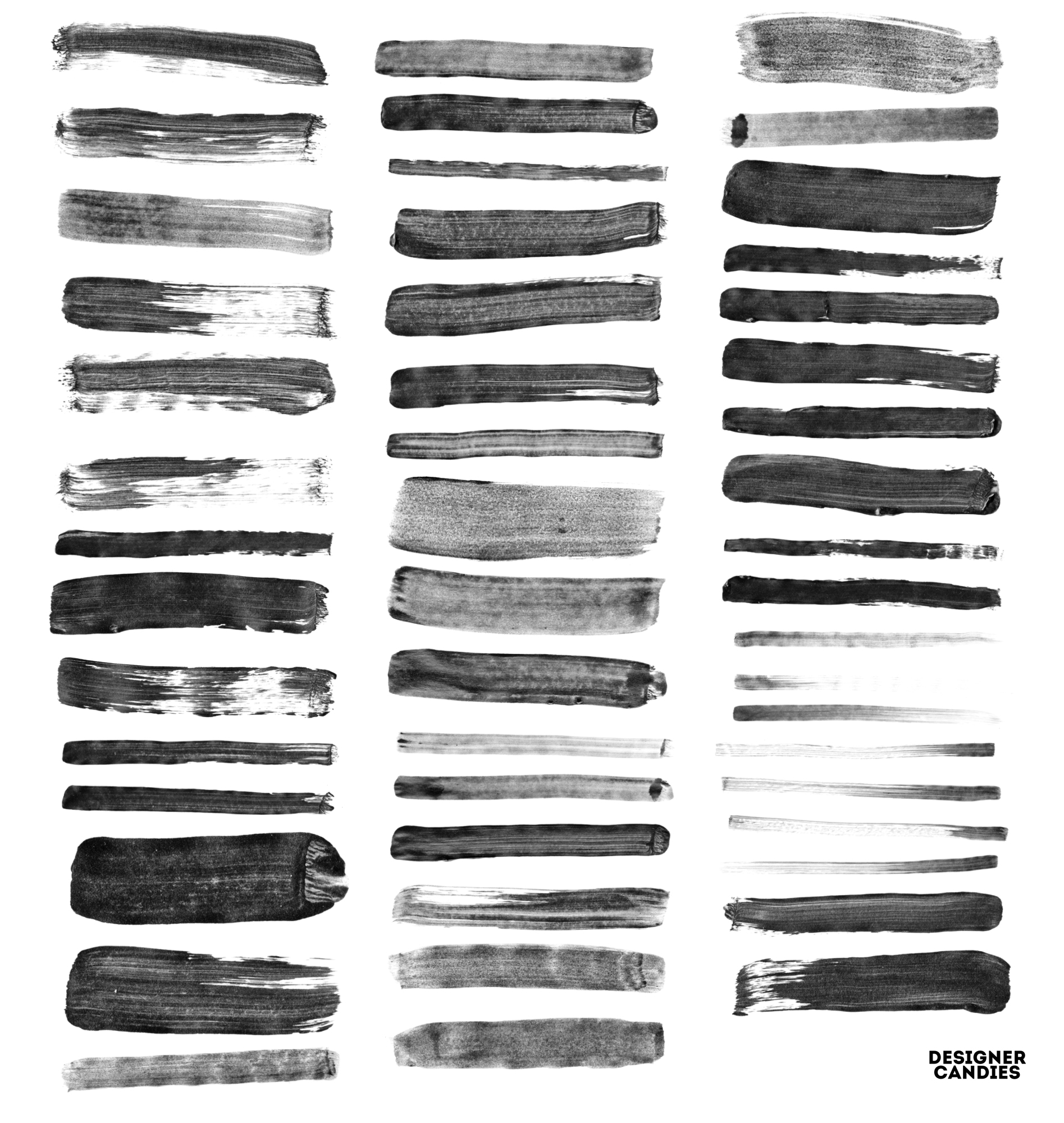 163 Wet Paint Strokes Brush Set Brushes on Creative Market