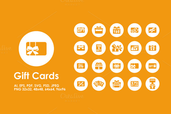 Gift Cards Simple Icons Gift Cards Simple Icons