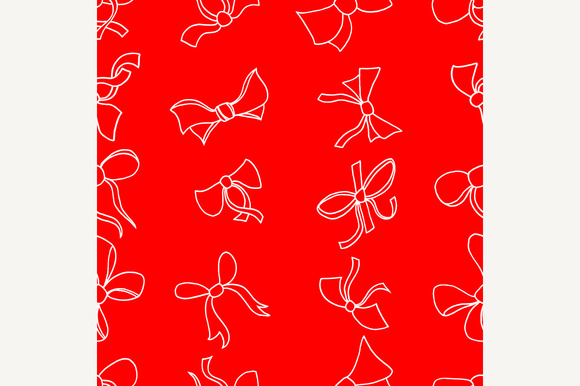 Pattern Of Red Ribbons Pattern Of Red Ribbons
