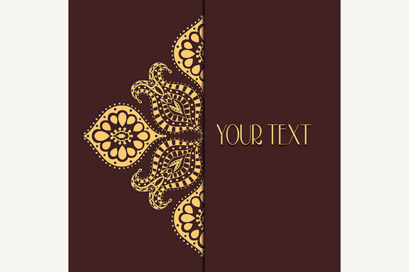 Vector Circle Floral Ornament Vector Circle Floral Ornament