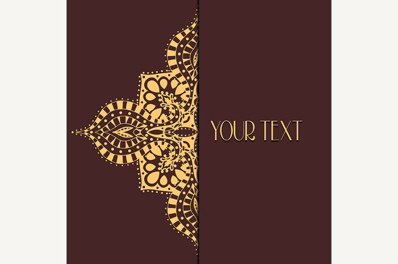 Vector Circle Floral Ornament Vector Circle Floral Ornament