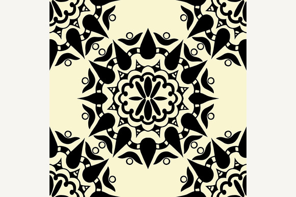 Seamless Black Pattern