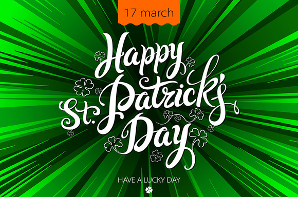 Typographic Saint Patrick's Day Typographic Saint Patrick's Day