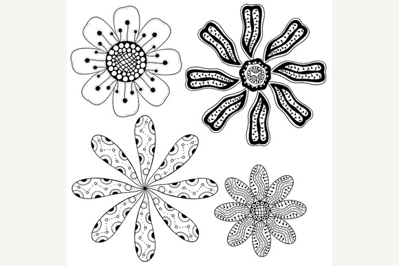 Geometric Circular Ornament Set Geometric Circular Ornament Set