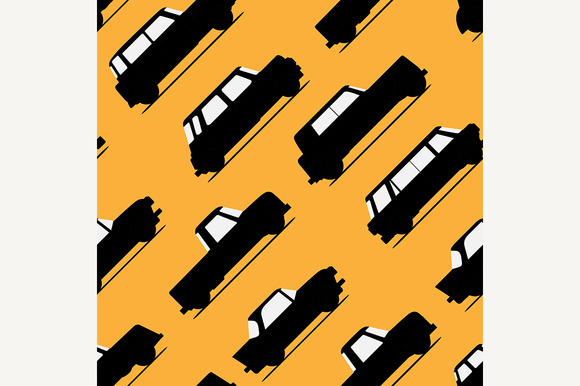Car Icon Seamless Pattern Car Icon Seamless Pattern