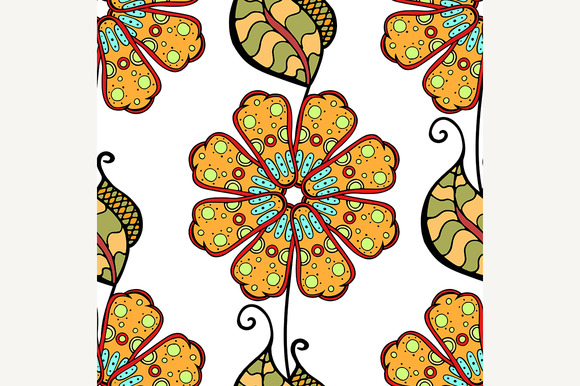 Vector Seamless Floral Pattern Vector Seamless Floral Pattern