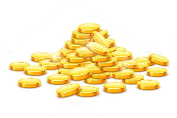 Gold Coins Cash Money In Hill Gold Coins Cash Money In Hill