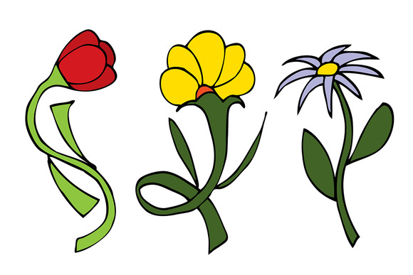 Doodles Flowers Collection Doodles Flowers Collection