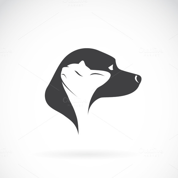 Vector Image Of Dog And Cat Vector Image Of Dog And Cat