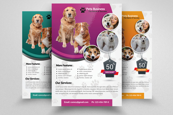 Download Pet Shop Business Flyer Template ~ Flyer Templates on ...