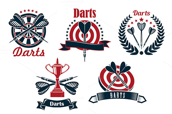 Darts Game Symbols And Icons