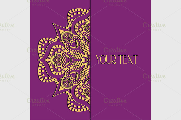 Vector Circle Floral Ornament Vector Circle Floral Ornament