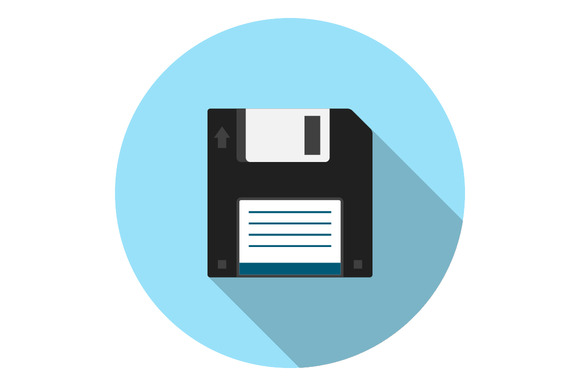 Floppy Disk Flat Icon Floppy Disk Flat Icon