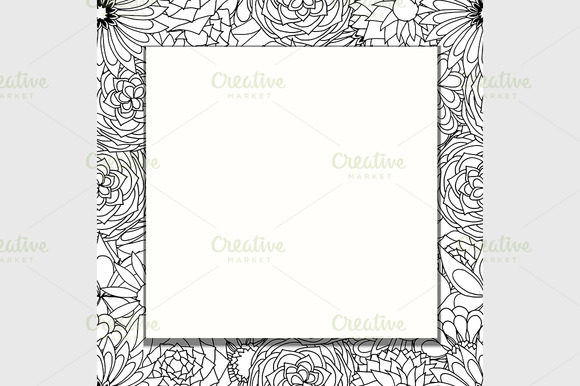 Frame Of Flowers Frame Of Flowers