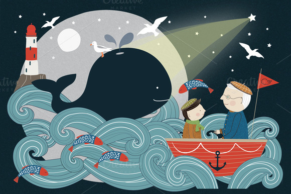 Whale Vector Illustration Whale Vector Illustration