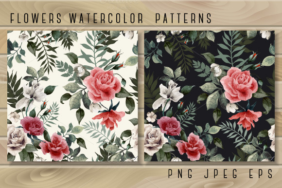 Seamless Floral Pattern With Roses Seamless Floral Pattern With Roses