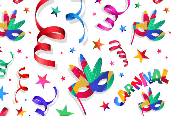 Carnival Illustrations And Pattern Carnival Illustrations And Pattern
