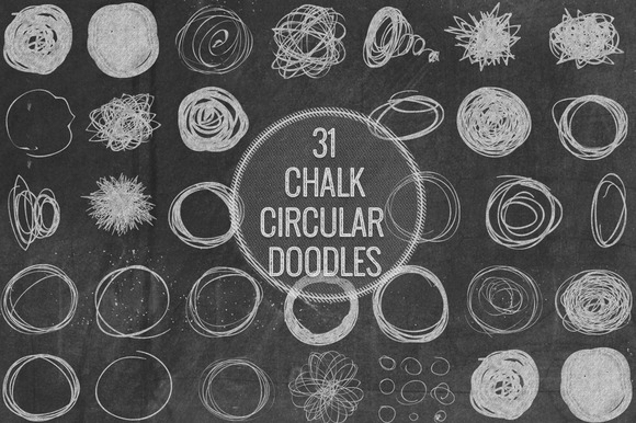 Chalk Circular Doodles