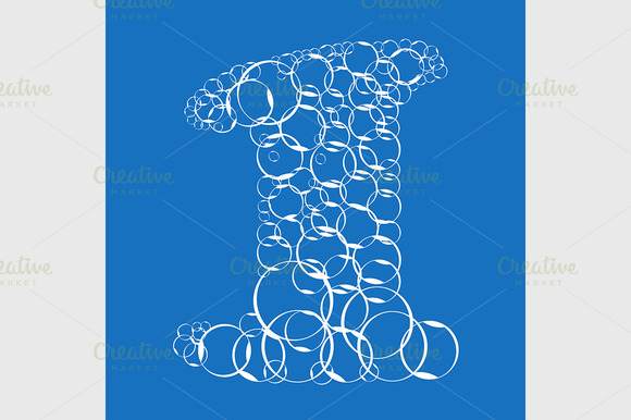 One Created From Bubbles In Water One Created From Bubbles In Water