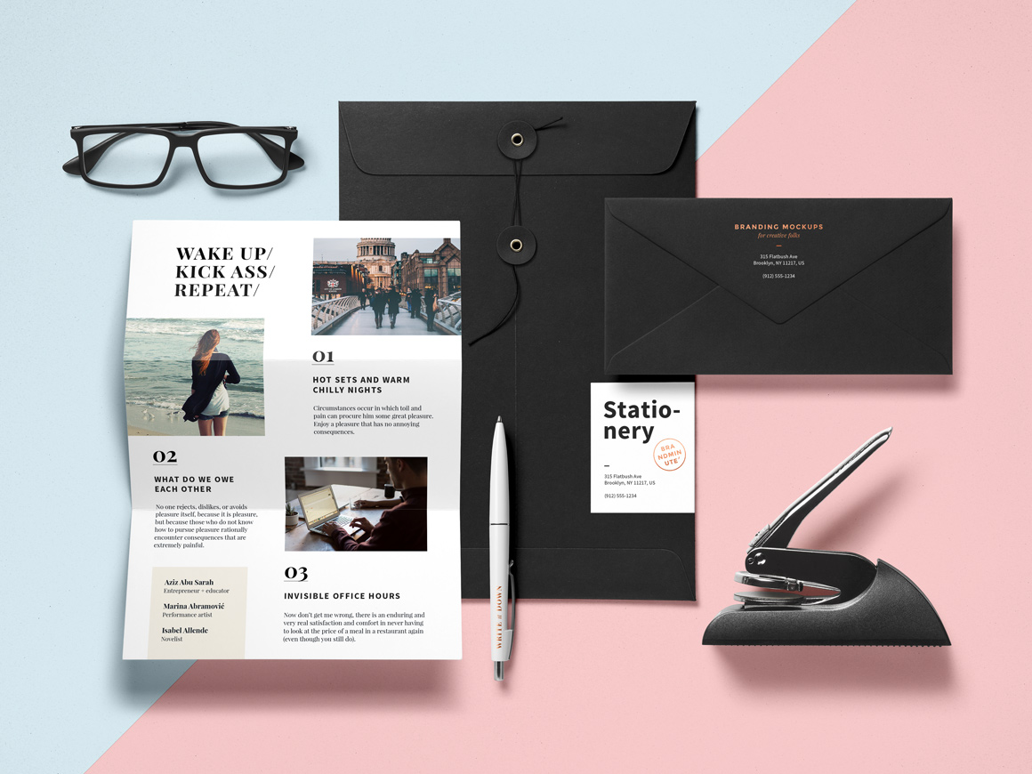 Graphic Burger Brandminute Mockups CreativeMarket 563319