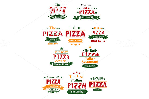 Pizza Headers And Signboards