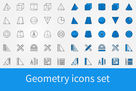 Geometry Icons Set