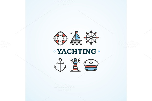 Nautical Sea Yachting Concept Nautical Sea Yachting Concept