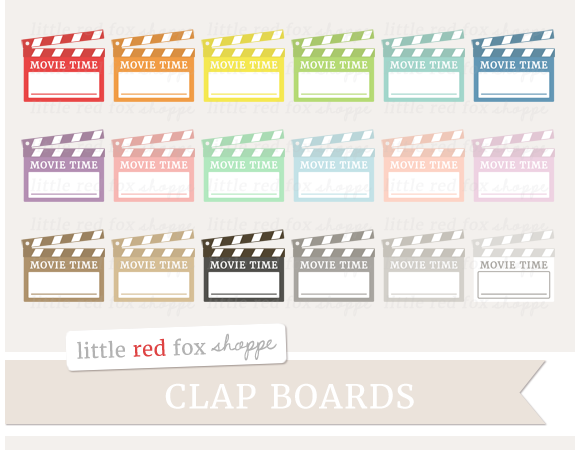Clapboard Clipart