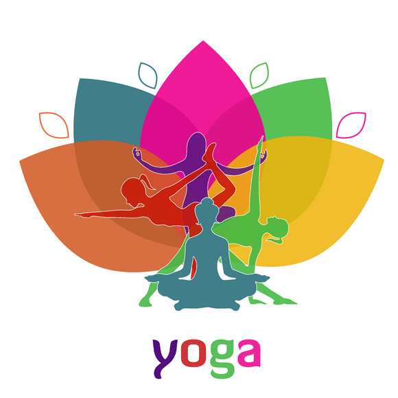 Lotus Yoga Poses Vector Lotus Yoga Poses Vector