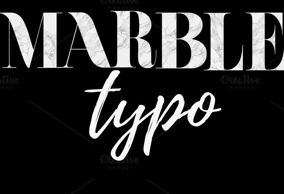 Marble Typo Art Letters Numbers Marble Typo Art Letters Numbers