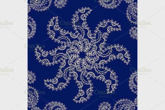 Blue Seamless Pattern Blue Seamless Pattern