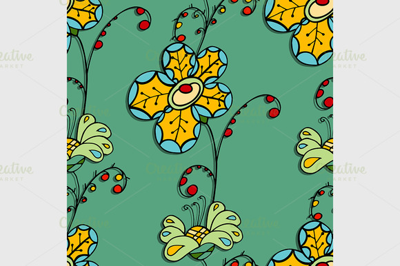 Seamless Floral Pattern Seamless Floral Pattern