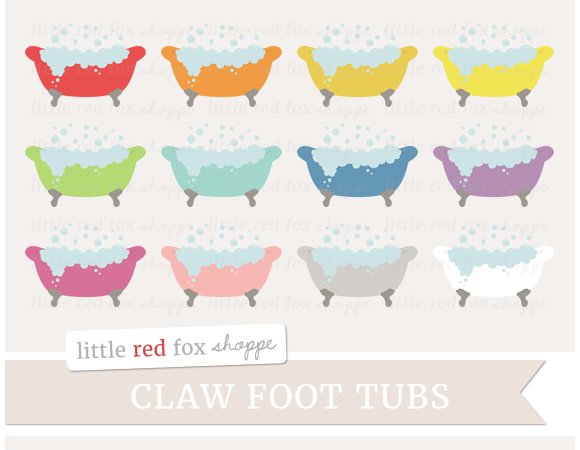 Claw Foot Tub Clipart Claw Foot Tub Clipart