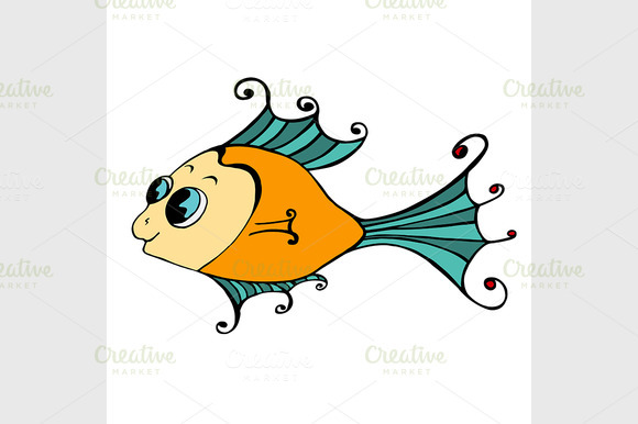 Vector Stylized Fish