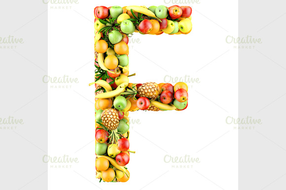Letter Of Fruits Letter Of Fruits