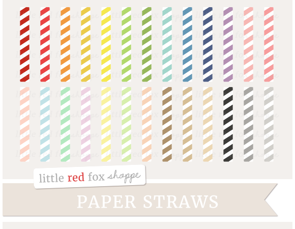 Paper Straw Clipart Paper Straw Clipart