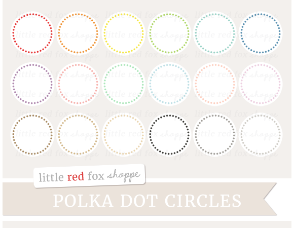 Polka Dot Circle Clipart Polka Dot Circle Clipart